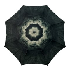 Dark Night Landscape Scene Golf Umbrellas by dflcprintsclothing