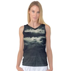 Dark Night Landscape Scene Women s Basketball Tank Top