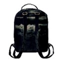 Dark Night Landscape Scene Flap Pocket Backpack (Small) View3