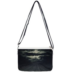 Dark Night Landscape Scene Double Gusset Crossbody Bag by dflcprintsclothing