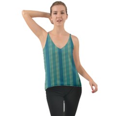 Turquoise Poise Chiffon Cami