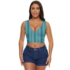 Turquoise Poise Women s Sleeveless Wrap Top