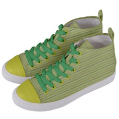 Green Goddess Women s Mid-top Canvas Sneakers