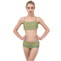 Stereo Green Gold Layered Top Bikini Set View1