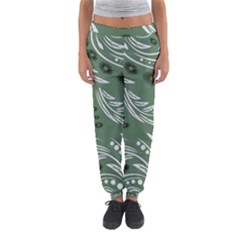 Folk Flowers Pattern Floral Surface Design Seamless Pattern Women s Jogger Sweatpants by Eskimos