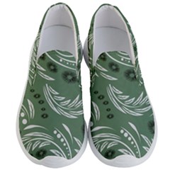 Folk Flowers Pattern Floral Surface Design Seamless Pattern Men s Lightweight Slip Ons by Eskimos