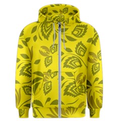 Folk Flowers Pattern Floral Surface Design Seamless Pattern Men s Zipper Hoodie by Eskimos