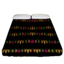 Candle Lights In Warm Cozy Festive Style Fitted Sheet (Queen Size) View1