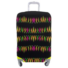 Candle Lights In Warm Cozy Festive Style Luggage Cover (medium) by pepitasart