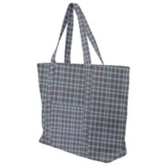 Retro Mod Mad Plaid Zip Up Canvas Bag by themeaniestore