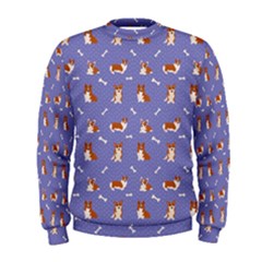 Cute Corgi Dogs Men s Sweatshirt by SychEva