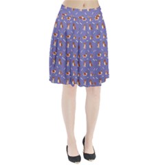 Cute Corgi Dogs Pleated Skirt by SychEva