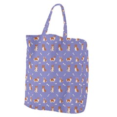 Cute Corgi Dogs Giant Grocery Tote by SychEva