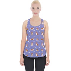 Cute Corgi Dogs Piece Up Tank Top by SychEva