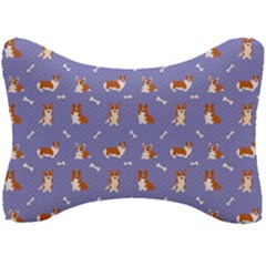 Cute Corgi Dogs Seat Head Rest Cushion by SychEva