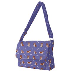 Cute Corgi Dogs Full Print Messenger Bag (s) by SychEva