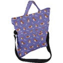 Cute Corgi Dogs Fold Over Handle Tote Bag View1