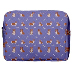 Cute Corgi Dogs Make Up Pouch (large) by SychEva