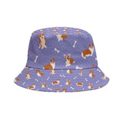 Cute Corgi Dogs Inside Out Bucket Hat by SychEva