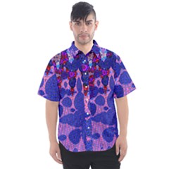 Abstract Geometric Men s Short Sleeve Shirt