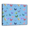 Multicolored Butterflies Whirl Canvas 20  x 16  (Stretched) View1