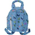 Multicolored Butterflies Whirl Travel Backpacks View2