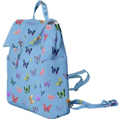 Multicolored Butterflies Whirl Buckle Everyday Backpack by SychEva