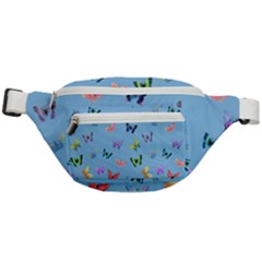 Multicolored Butterflies Whirl Fanny Pack by SychEva