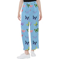 Multicolored Butterflies Whirl Women s Pants  by SychEva