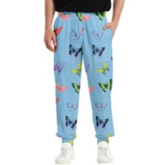 Multicolored Butterflies Whirl Men s Elastic Waist Pants by SychEva