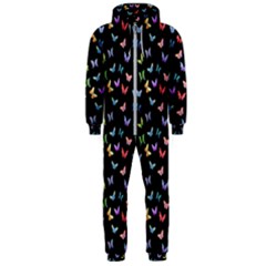 Bright And Beautiful Butterflies Hooded Jumpsuit (men)  by SychEva