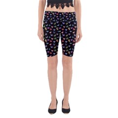 Bright And Beautiful Butterflies Yoga Cropped Leggings by SychEva