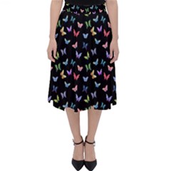 Bright And Beautiful Butterflies Classic Midi Skirt by SychEva