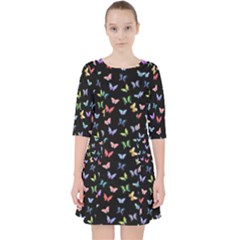 Bright And Beautiful Butterflies Pocket Dress by SychEva