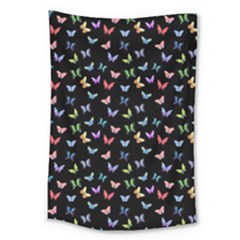 Bright And Beautiful Butterflies Large Tapestry by SychEva