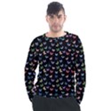 Bright And Beautiful Butterflies Men s Long Sleeve Raglan Tee View1