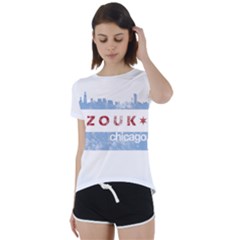 Zouk Chicago Short Sleeve Foldover Tee