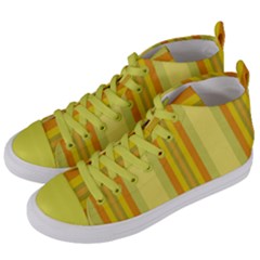 Not So Mellow Yellow Women s Mid-top Canvas Sneakers