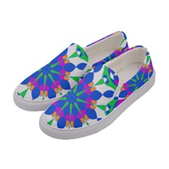 Lg Mandala Women s Canvas Slip Ons by SeaworthyClothing