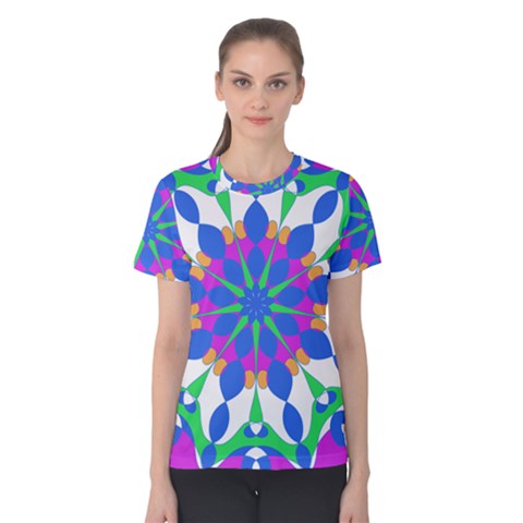 Lg Mandala Women s Cotton Tee by SeaworthyClothing