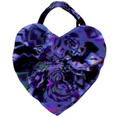 Uncanny Giant Heart Shaped Tote by MRNStudios