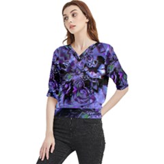 Uncanny Quarter Sleeve Blouse