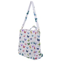 Cute Bright Butterflies Hover In The Air Crossbody Backpack by SychEva