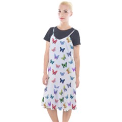 Cute Bright Butterflies Hover In The Air Camis Fishtail Dress by SychEva