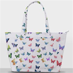 Cute Bright Butterflies Hover In The Air Back Pocket Shoulder Bag  by SychEva