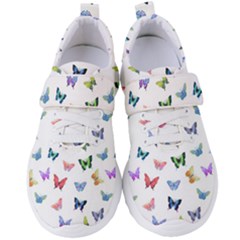 Cute Bright Butterflies Hover In The Air Women s Velcro Strap Shoes by SychEva