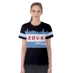 Zouk Chicago Women s Cotton Tee (black)