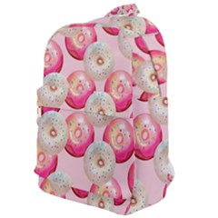 Pink And White Donuts Classic Backpack by SychEva