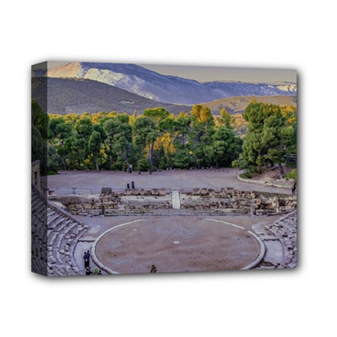 Epidaurus Theater, Peloponnesse, Greece Deluxe Canvas 14  X 11  (stretched) by dflcprintsclothing