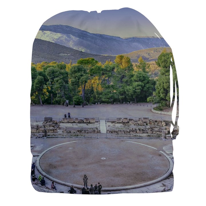 Epidaurus Theater, Peloponnesse, Greece Drawstring Pouch (3XL)